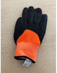 GUANTE NEGRO/NARANJA